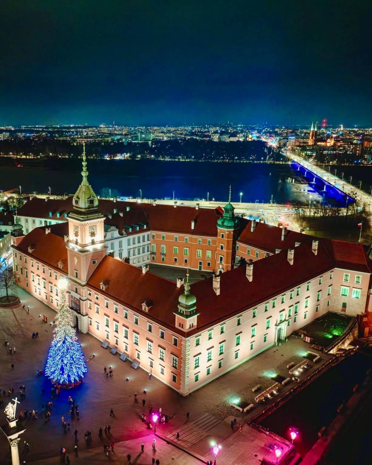 Super Apartment Yellow 2X Metro Fast Wifi 1 Gbs Netflix Panorama Miasta Warszawa Exteriör bild