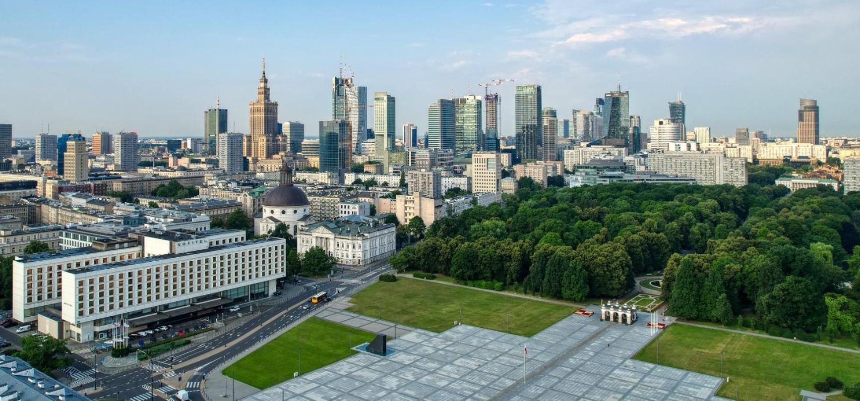 Super Apartment Yellow 2X Metro Fast Wifi 1 Gbs Netflix Panorama Miasta Warszawa Exteriör bild